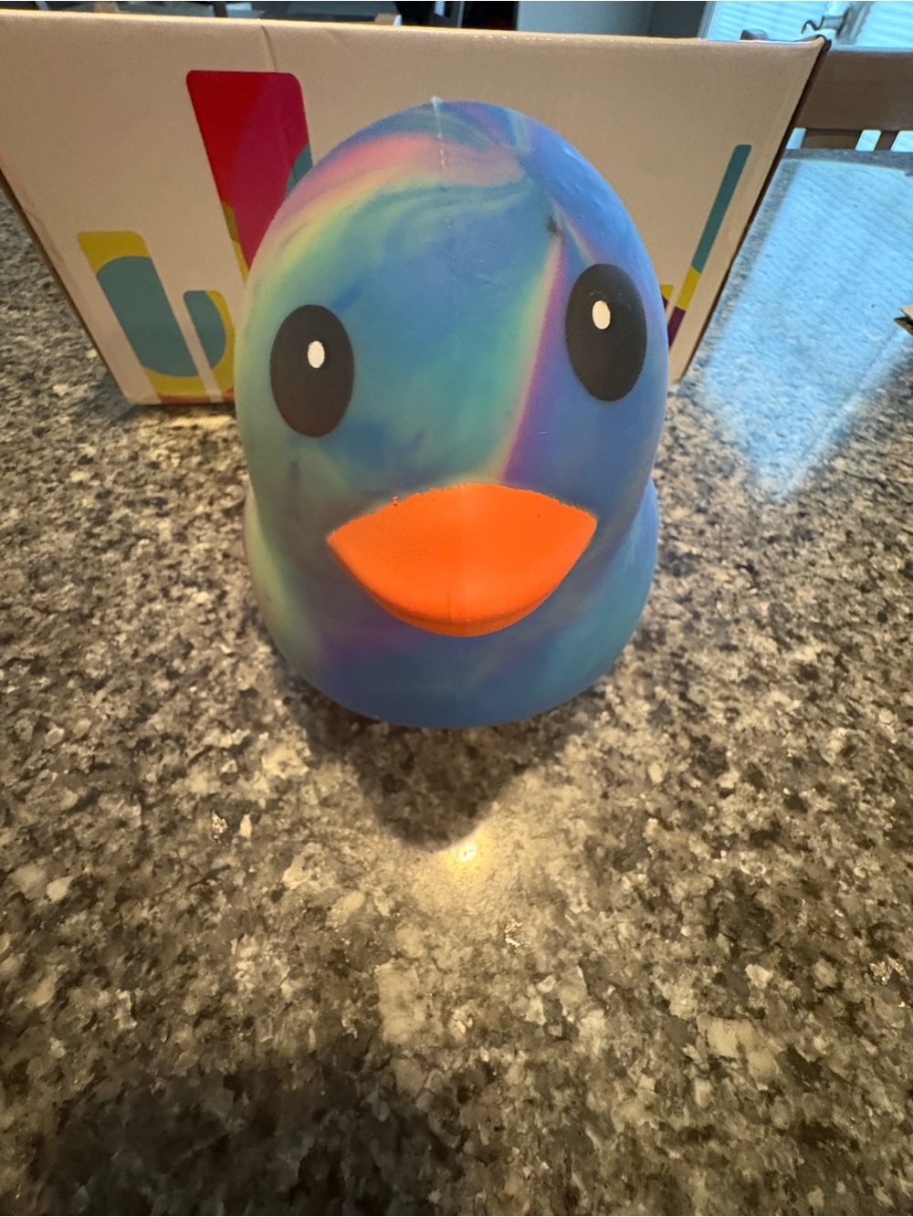 Squeezy Jumbo Squishy Tie Dye Duck